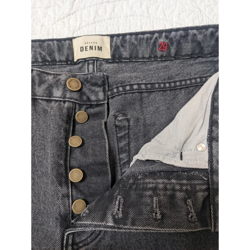 Sézane Women's Black and Grey Jeans - Picture 4 of 4